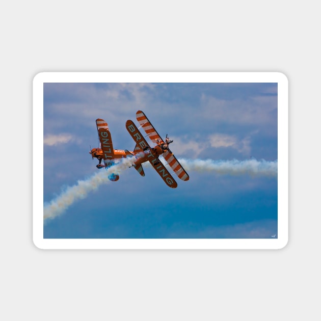 Breitling Biplanes At Airbourne, England Magnet by Chris Lord