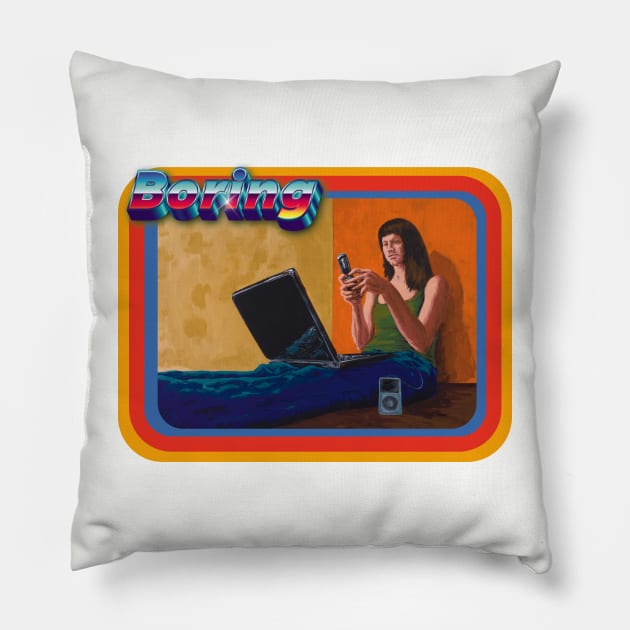 Contemporary Daily Life: Boring Pillow by Ibere Romani