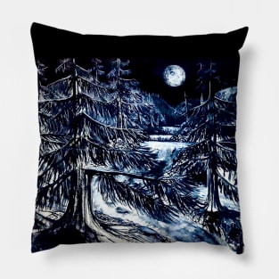 By the Light of the Moon Pillow