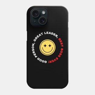 Best Boss Ever - Black Phone Case