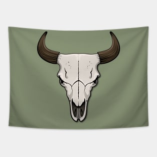 Bison Skull Tapestry