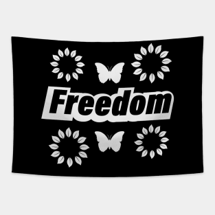 Freedom being free design Tapestry