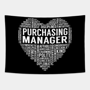 Purchasing Manager Heart Tapestry