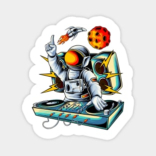 Space Alien Music DJ Magnet