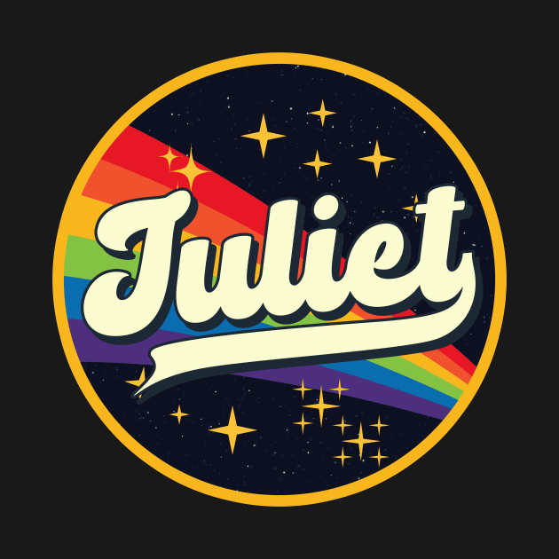 Juliet // Rainbow In Space Vintage Style by LMW Art