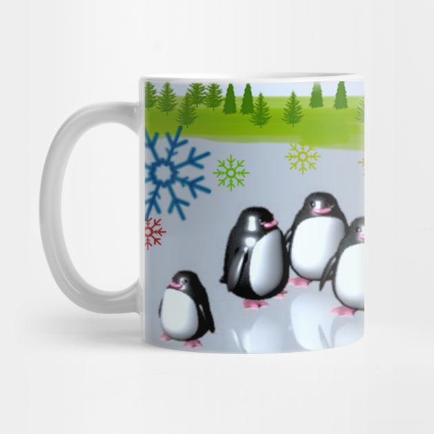 Christmas 3D Mug Penguin