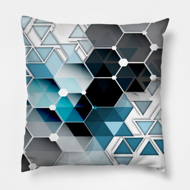 Triangle Design by ACMDesign Pillow by ACMDesign