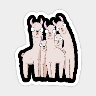 Doofe Alpaca Gang Magnet