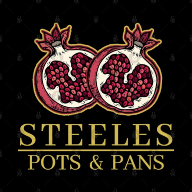 STEELES POTS AND PANS, POMEGRANATE by DarkStile