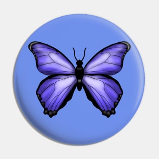 Blue Butterfly Drawing Pin