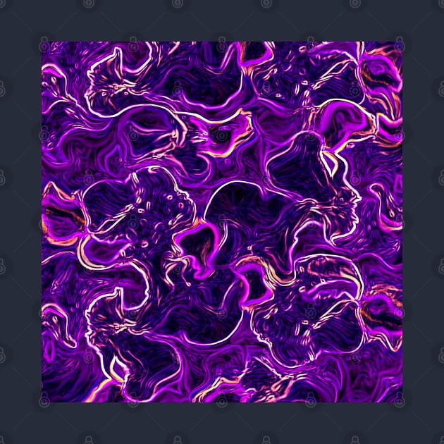 colorful abstract violet print by KMdesign