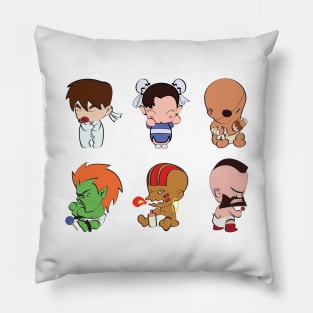 Street Fighter Babies Pillow