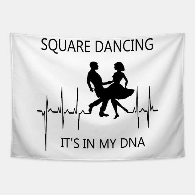 SQD DNA BLK Tapestry by DWHT71