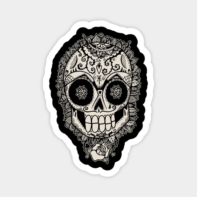 Muerte Acecha - One Color Magnet by wotto