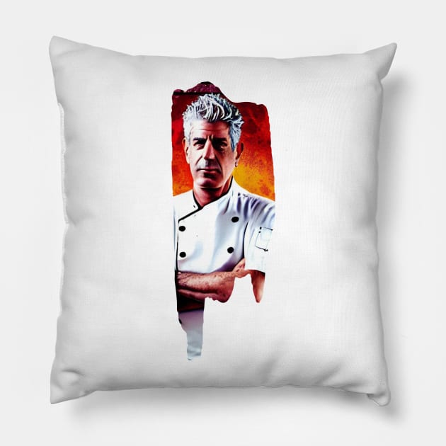 Anthony Michael Bourdain Pillow by Pixy Official