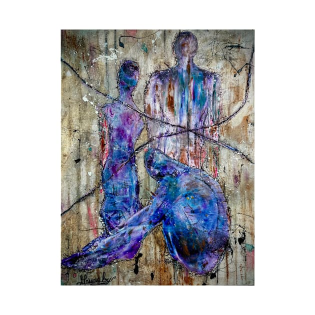 ,Abstract Figurative Artwork for Tee-Shirts, Wall Art, and other accessories by MIMINIMO