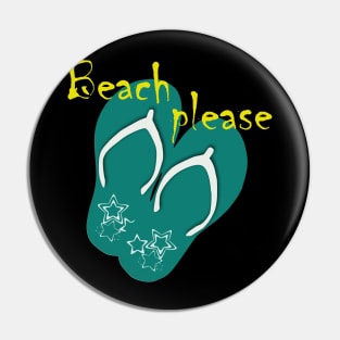 Beach Please Pin