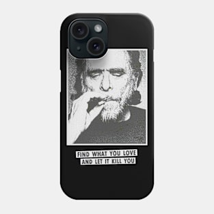 Charles Bukowski // Typography Design Phone Case