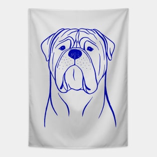 Bullmastiff (Grey and Blue) Tapestry