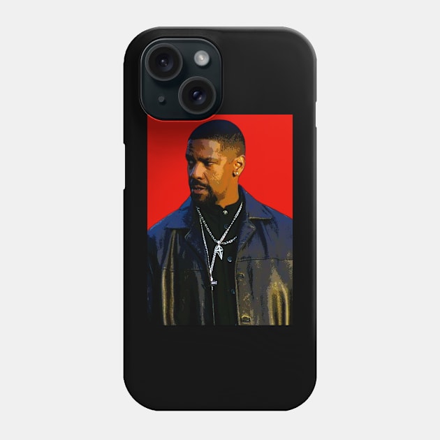 denzel washington Phone Case by oryan80