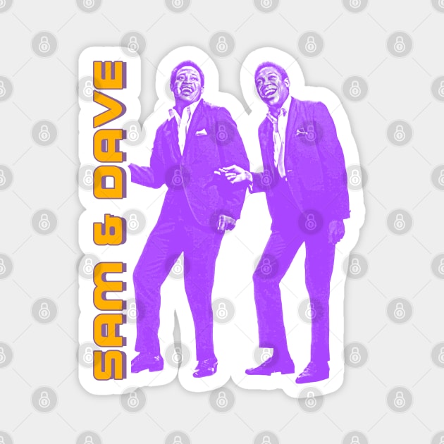 Sam and Dave \\ // Soul Man Retro R&B Duo FanArt Magnet by darklordpug