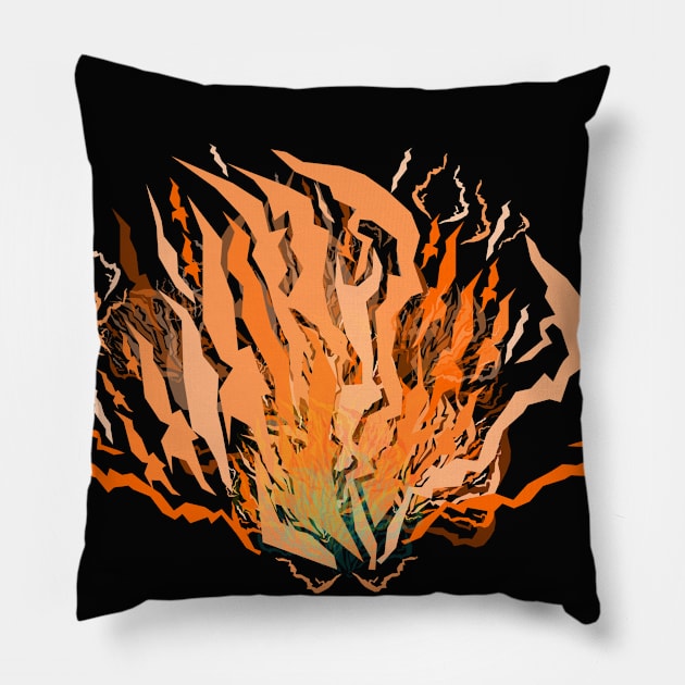 FIRE Pillow by Zealjagan