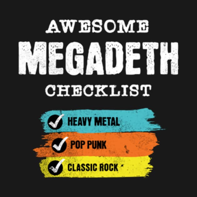 Awesome megadet checklist by Kami Sayang Sama Jamsah