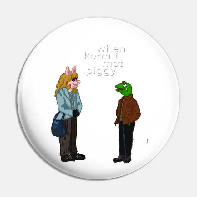 When Kermit Met Piggy Pin by okjenna