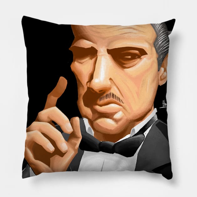 The Godfather - Don Corleone Pillow by Glen Bosiwang Pop Culture Bonanza!