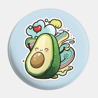 Loveable Avocado Pin