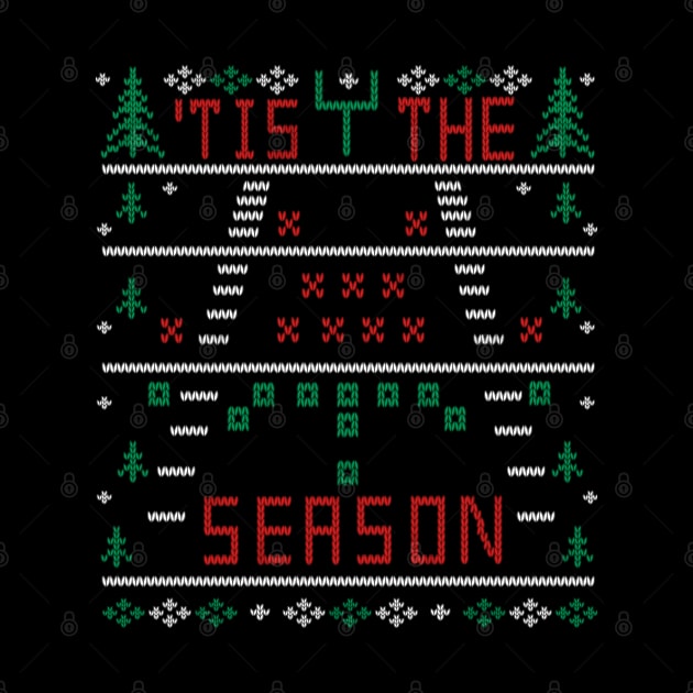 'Tis the Season Football Ugly Christmas Sweater Party by TeeCreations