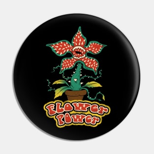 Flower Power Demogorgon Pin