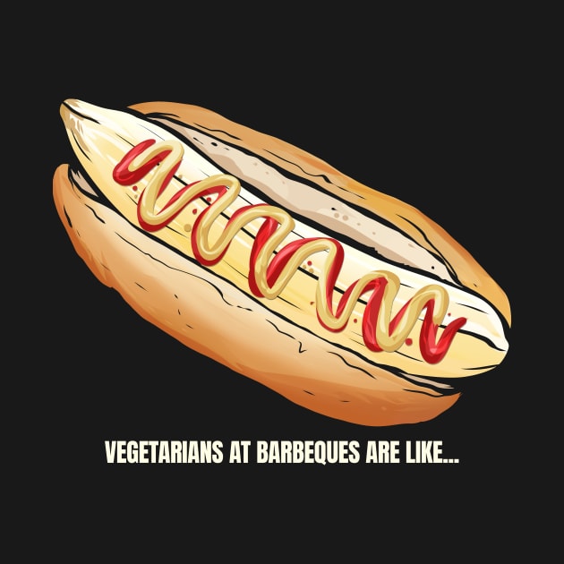 Vegetarians at BBQ are like Banana Hot Dog by SinBle