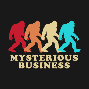 Bigfoot Mysterious Business Vintage Design T-Shirt