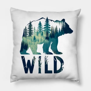 Wild Bear Pillow