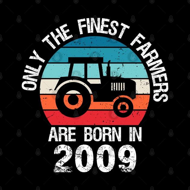 The finest Farmers are born in 2009 Retro Tractor by foxredb