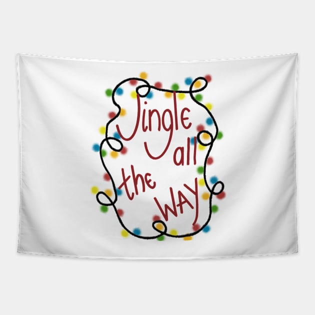 Jingle all the way Tapestry by LHaynes2020