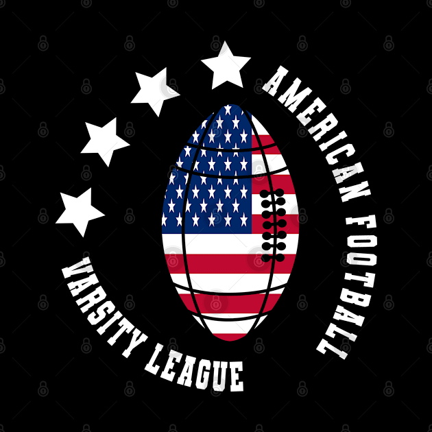 Varsity League American Football by Color Fluffy