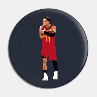 Trae Young Pixel Freeze Pin