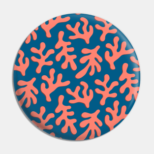 Wavy Navy Seaweeds Pin