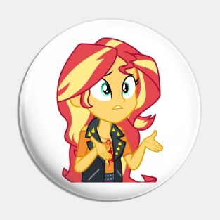 Sunset Shimmer used to be just like Wallflower Pin