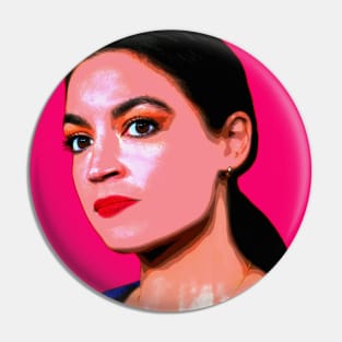 Alexandria Ocasio-Cortez Pin