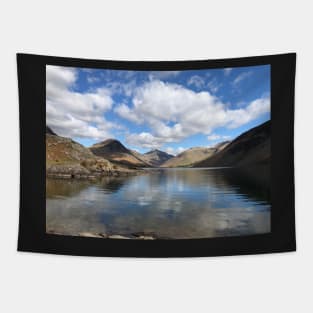 lake district wastwater looking towards great gable and scafell pike Tapestry