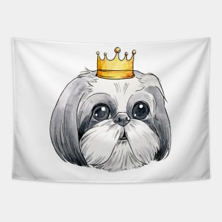 Shih Tzu King Tapestry