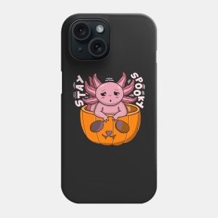 Stay Spooky Axolotl Phone Case