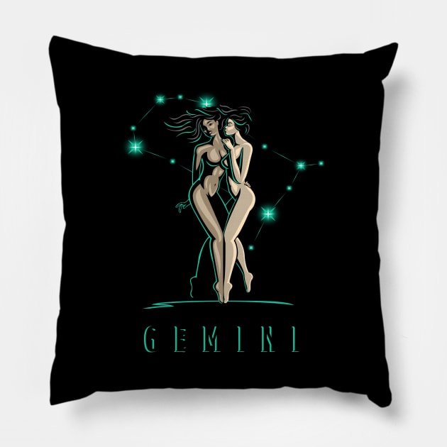 Gemini Pillow by Maini