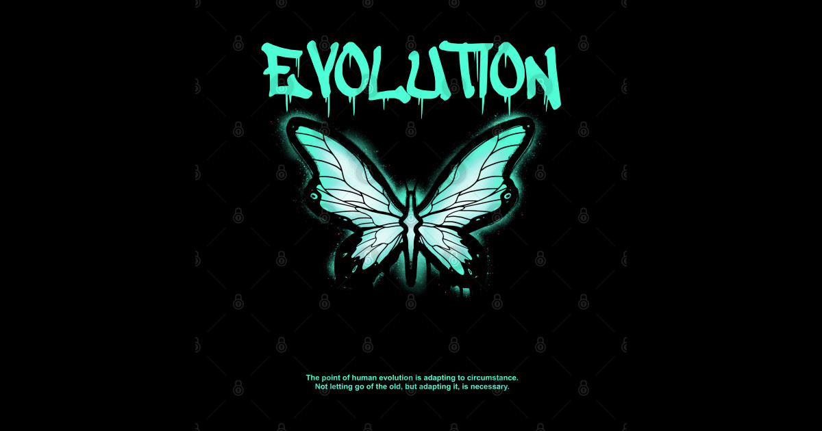 Evolution - Evolution - Sticker | TeePublic