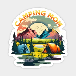 Camping Mom Magnet