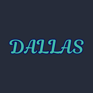 Dallas Typography T-Shirt