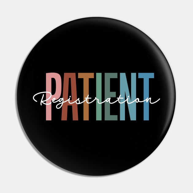 Patient Registration Pin by TheDesignDepot